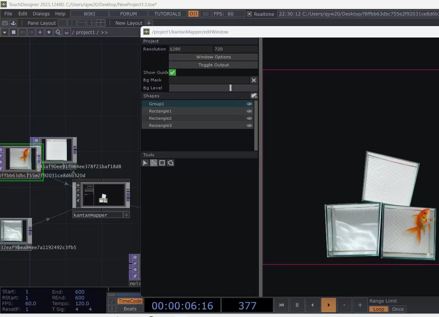 To place the prepared material onto the cardboard box, you need to replace the existing image on the rectangle and drag the four corners to adjust its shape.